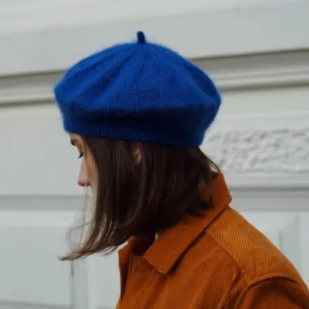 Wzór na druty z włóczką Bonbon Beret