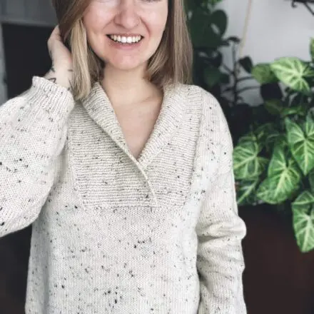 Lava Sweater wzór z włóczką