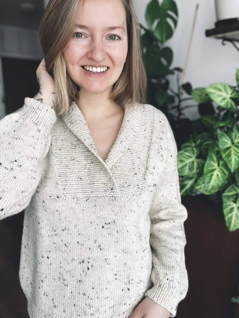 Lava Sweater wzór z włóczką