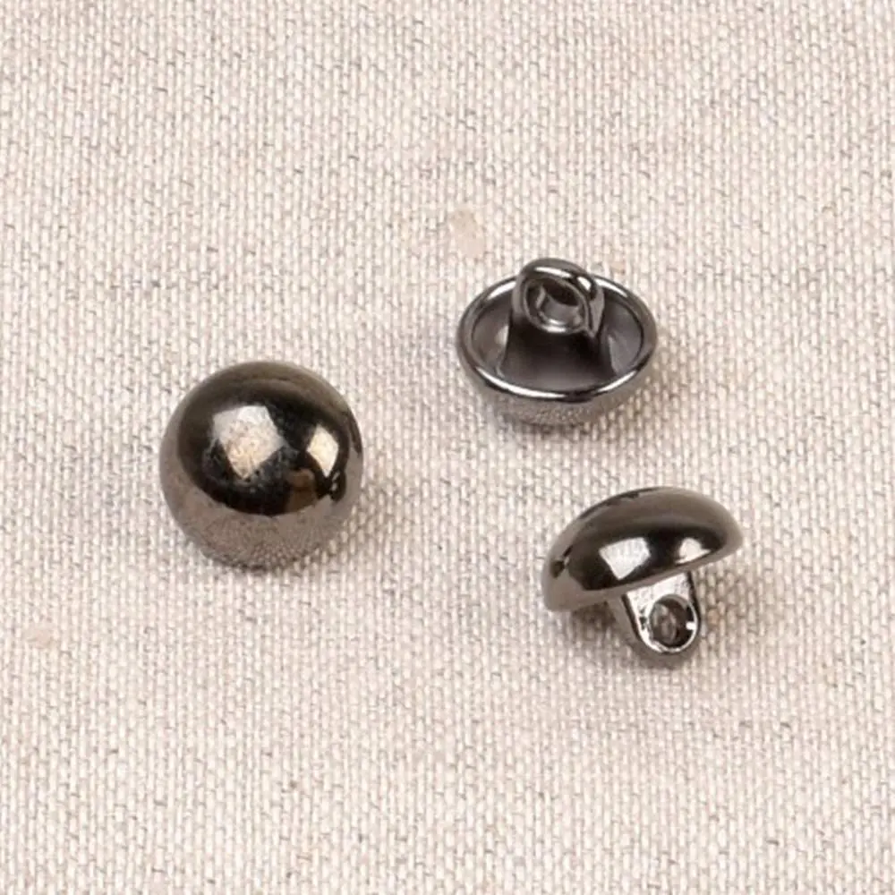 Guziki kuliste metaliczne 1 szt.