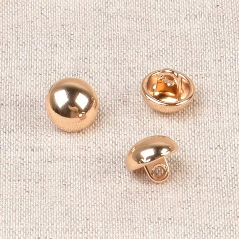 Guziki kuliste metaliczne 1 szt.