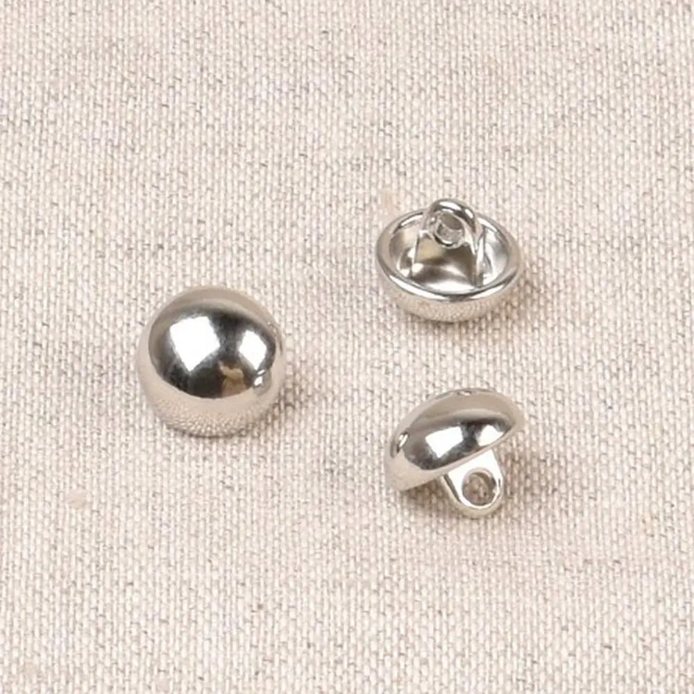 Guziki kuliste metaliczne 1 szt.