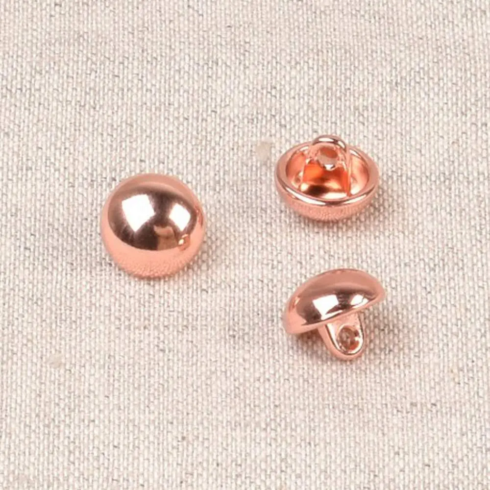 Guziki kuliste metaliczne 1 szt.