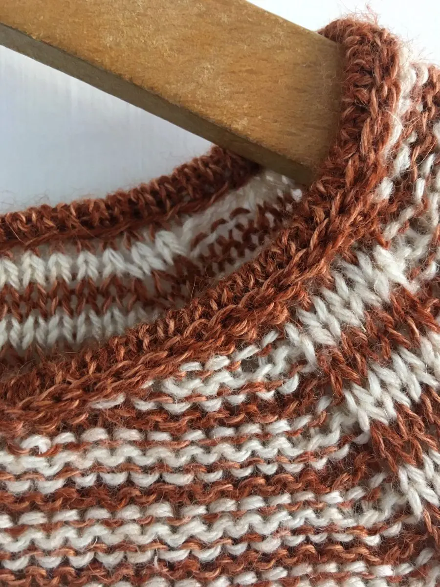 Sweter Field Helga Isager wzór na druty polski