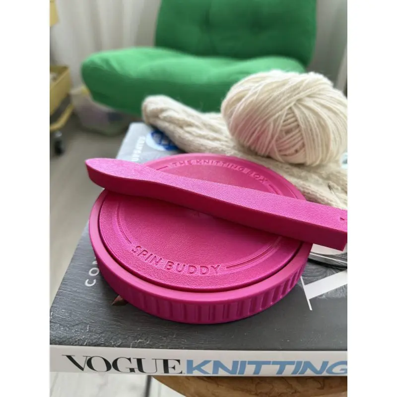 The Knitting Box Spin Buddy Macaron