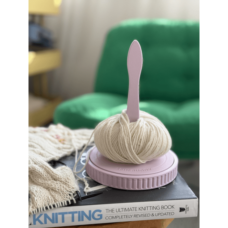 The Knitting Box Spin Buddy Macaron