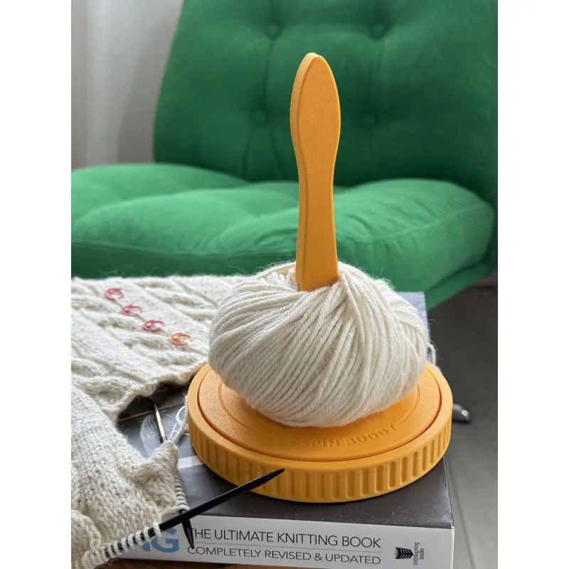 The Knitting Box Spin Buddy Macaron