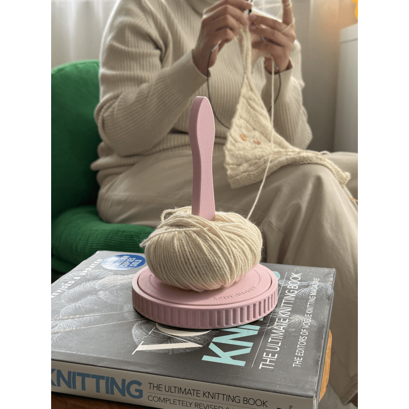 The Knitting Box Spin Buddy Macaron