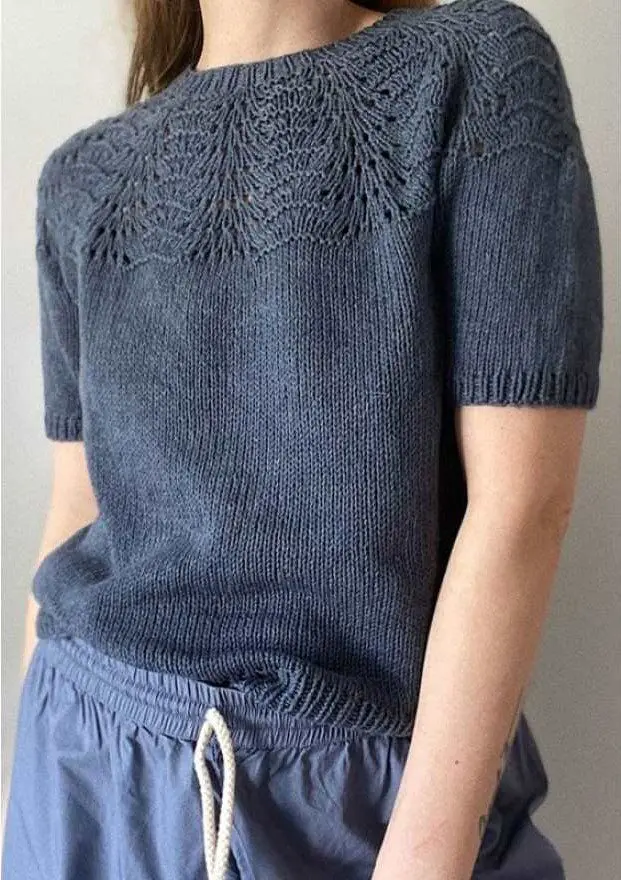 Sandnes LeKnit Peacock Tee wzór