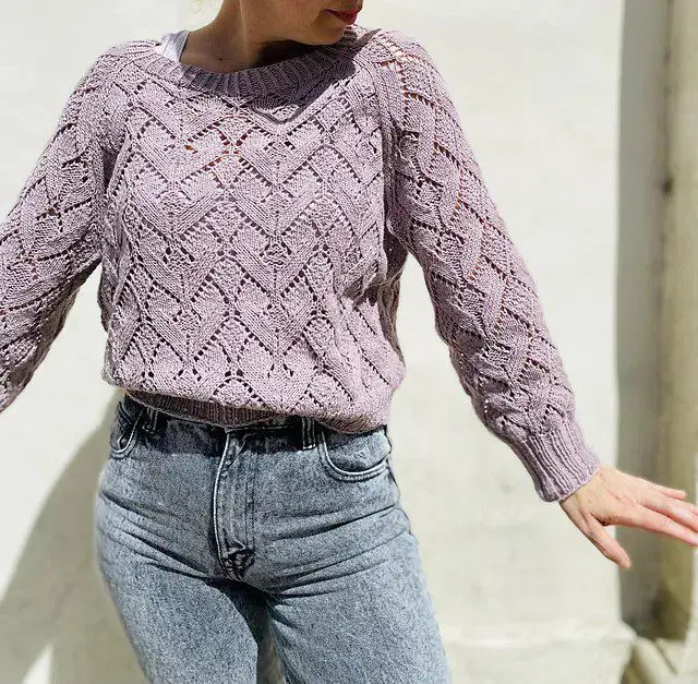 PinaKnit Lempicka Pullover wzór na druty z włóczką