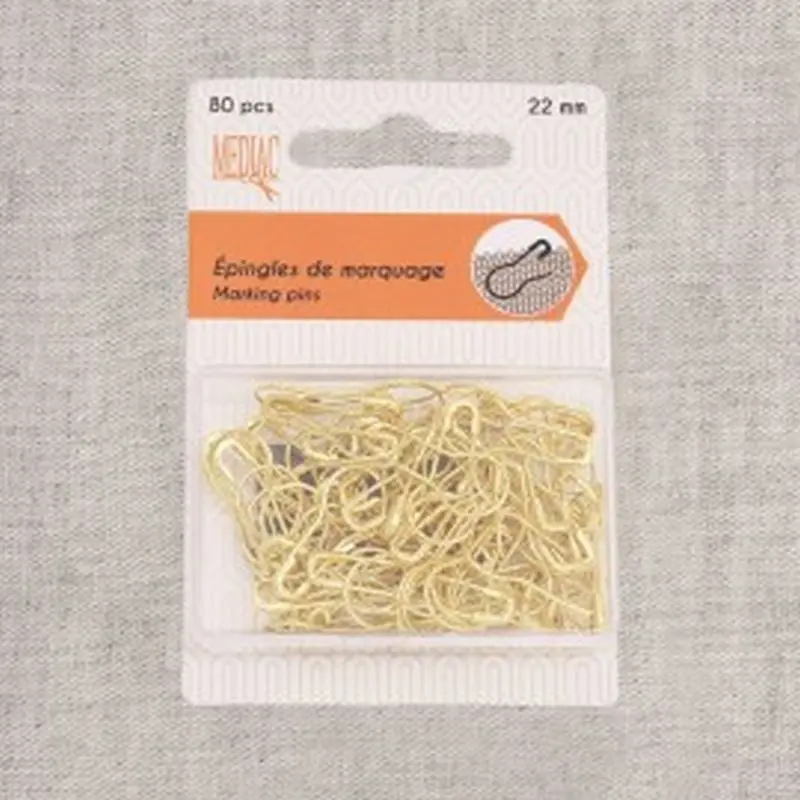 Markery agrafki GOLD 80 szt.