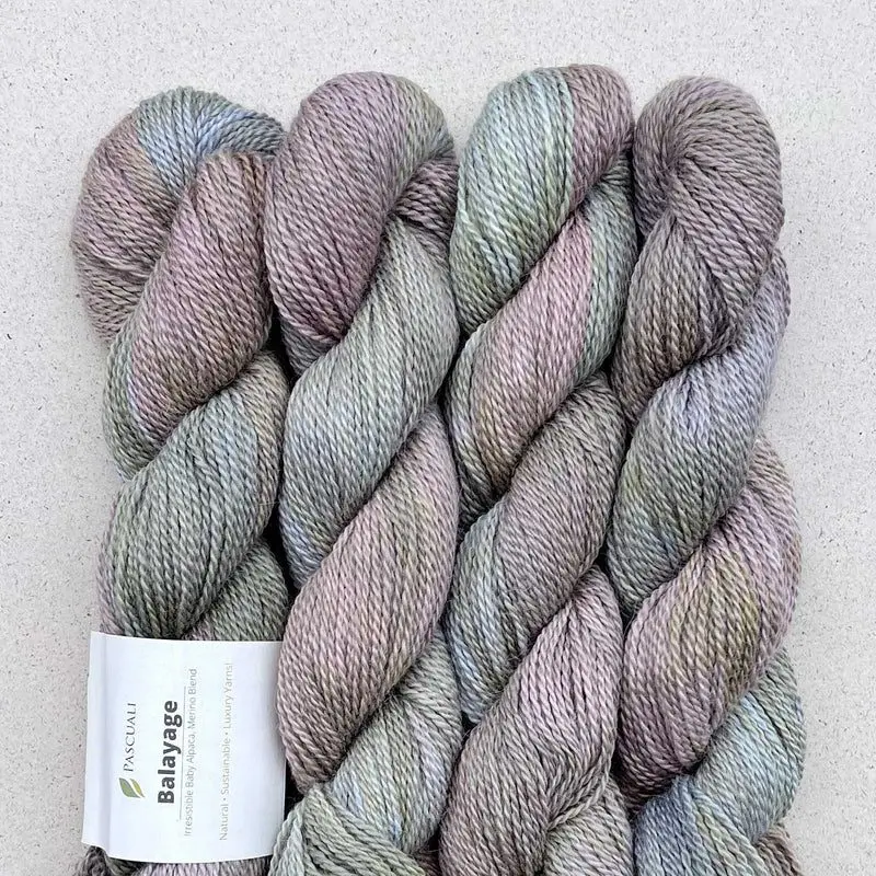 Kathy Mittens wzór na druty z włóczką Balayage Hand-Dyed