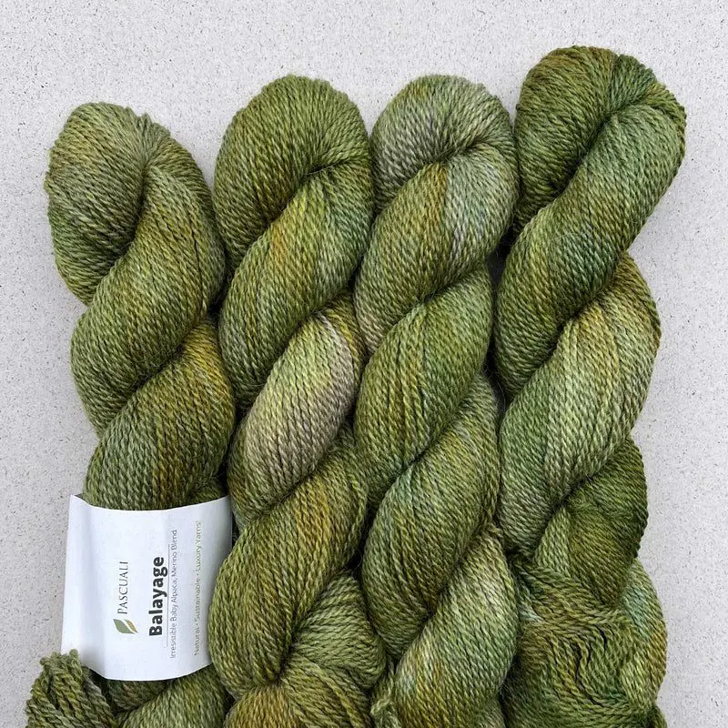 Kathy Mittens wzór na druty z włóczką Balayage Hand-Dyed