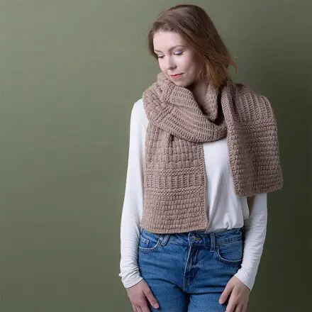 Mix-It-Up Scarf Pascuali zestaw wzór na druty z włóczką