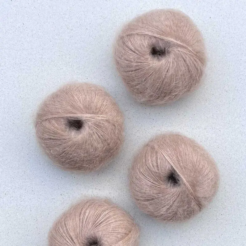 Ceallaigh Sweater wzór na druty z włóczką Mohair Bliss
