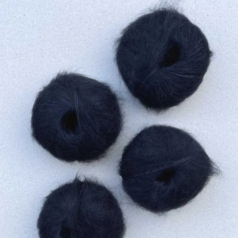 Ceallaigh Sweater wzór na druty z włóczką Mohair Bliss