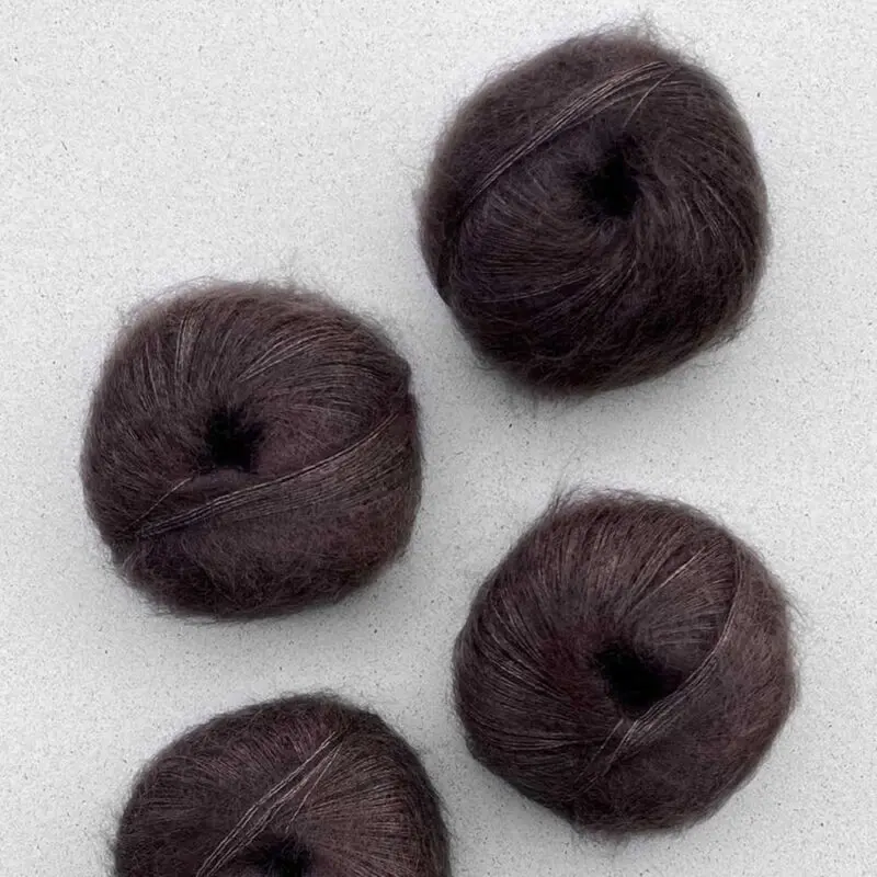 Ceallaigh Sweater wzór na druty z włóczką Mohair Bliss