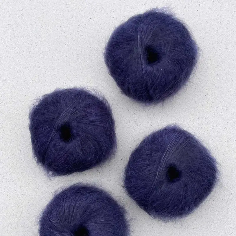 Ceallaigh Sweater wzór na druty z włóczką Mohair Bliss