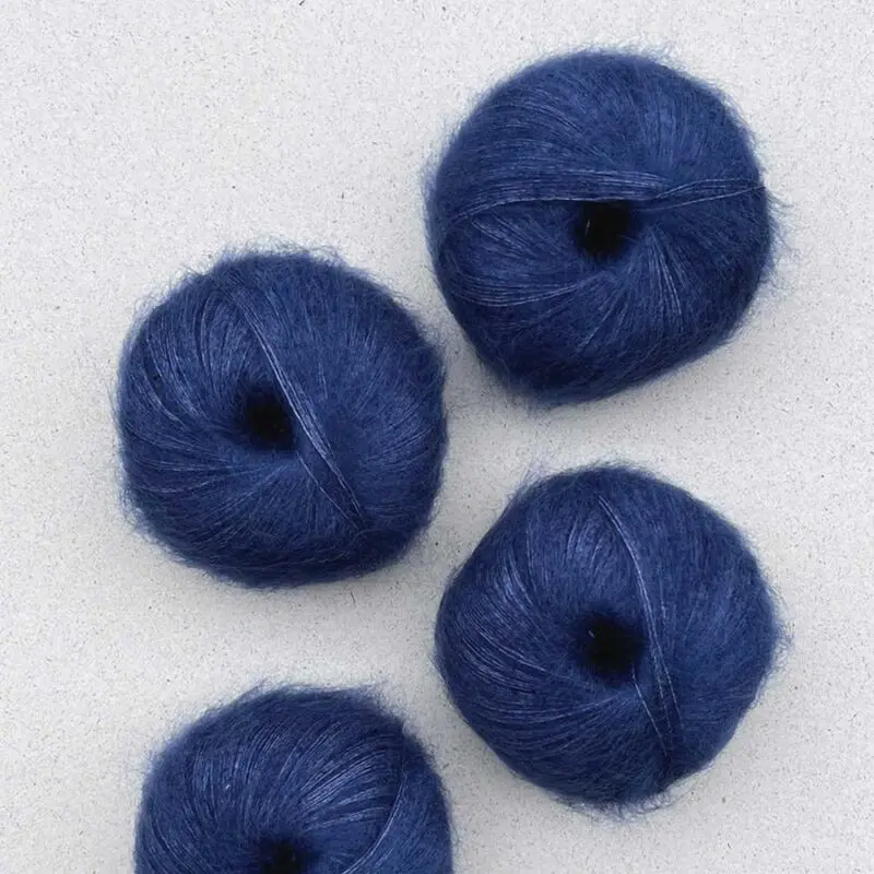 Ceallaigh Sweater wzór na druty z włóczką Mohair Bliss