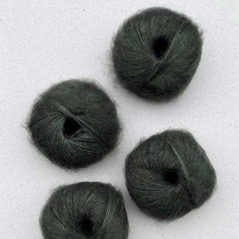 Ceallaigh Sweater wzór na druty z włóczką Mohair Bliss