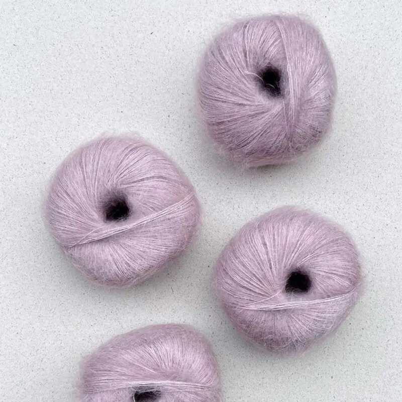 Ceallaigh Sweater wzór na druty z włóczką Mohair Bliss