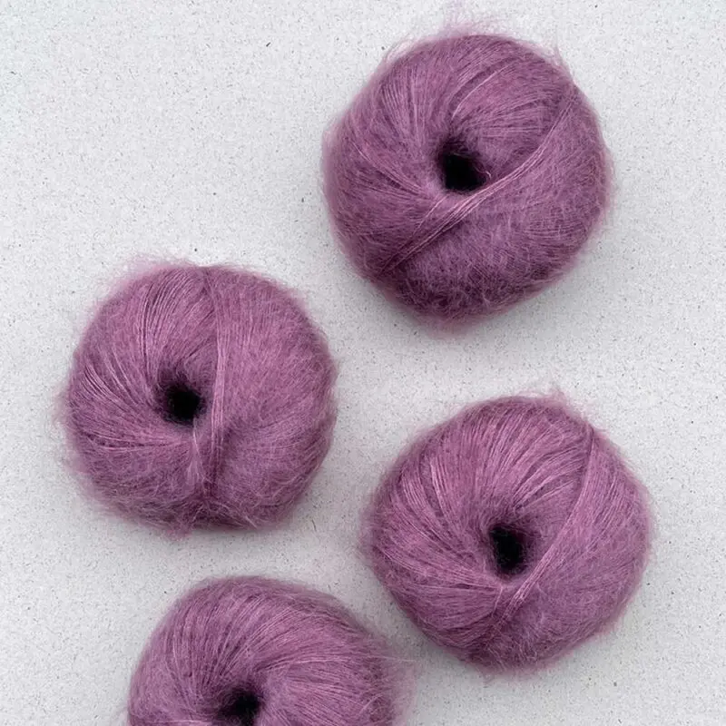 Ceallaigh Sweater wzór na druty z włóczką Mohair Bliss