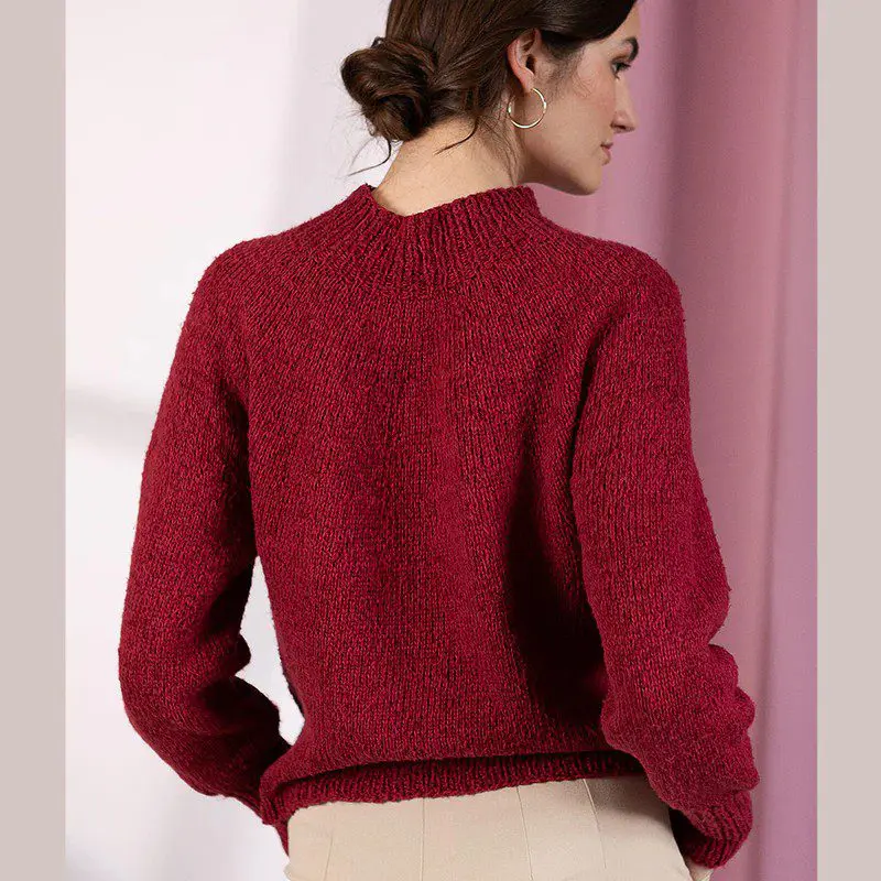 Pulower RANA wzór na druty z włóczką