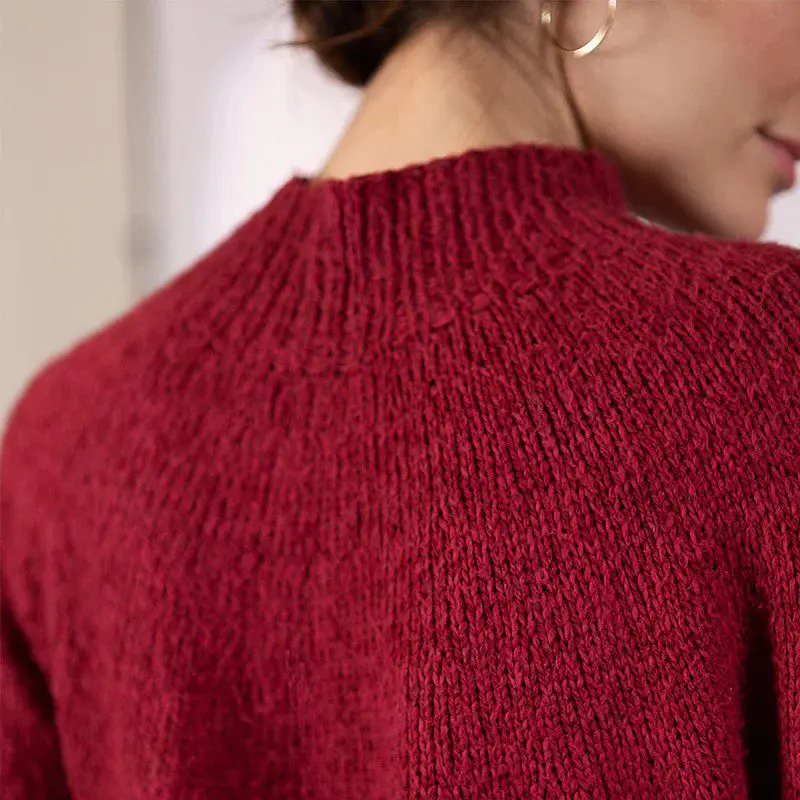 Pulower RANA wzór na druty z włóczką