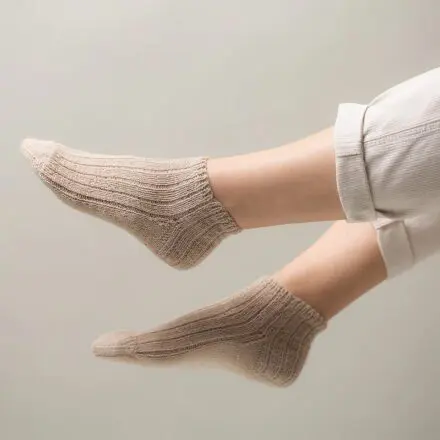 Striped Ankle wzór na druty z włóczką Pinta Hand-Dyed Pascuali