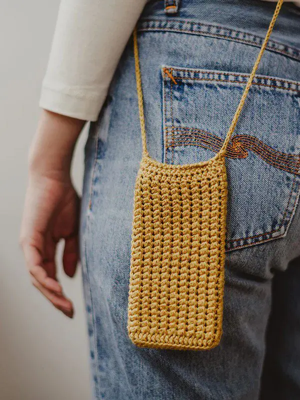 Gan Phone Bag etui na telefon wzór z włóczką