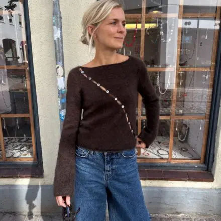 PetiteKnit Valerie Blouse wzór na druty w języku angielskim z polskim tłumaczeniem w wersji elektronicznej pdf