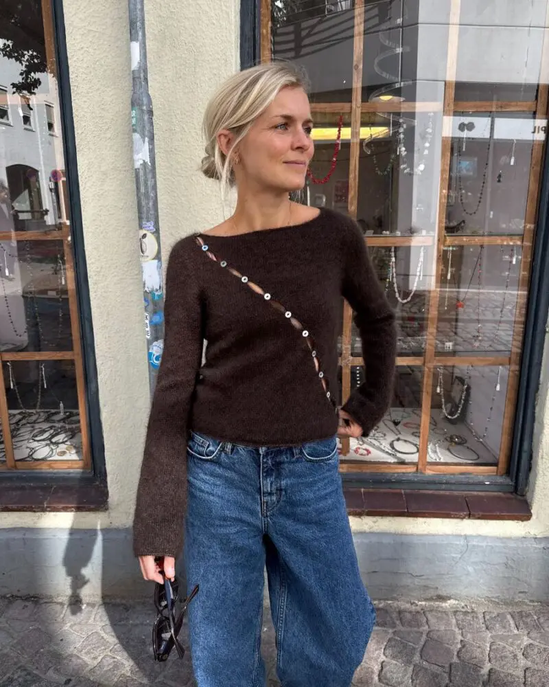 PetiteKnit Valerie Blouse wzór na druty w języku angielskim z polskim tłumaczeniem w wersji elektronicznej pdf