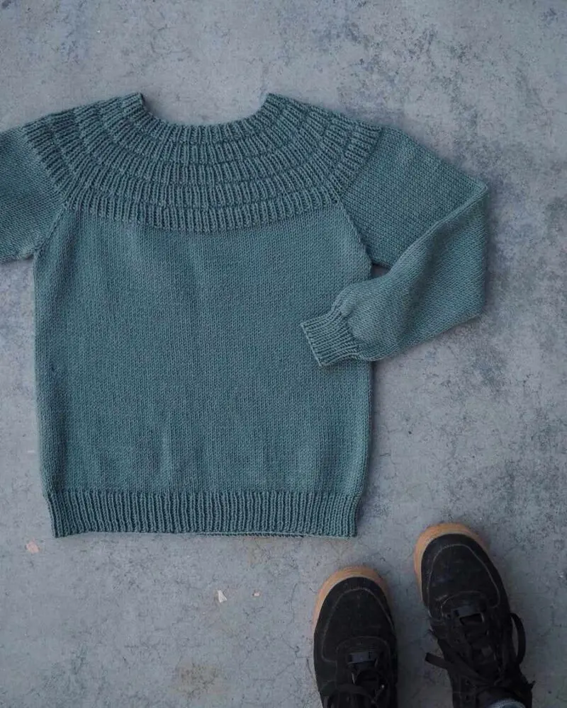 PetiteKnit Anker's Sweater Junior wzór dziewiarski