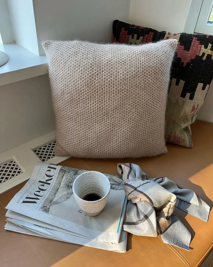 PetiteKnit Honey Pillow wzór dziewiarski