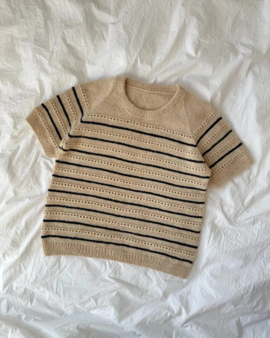 PetiteKnit Ida Tee wzór dziewiarski