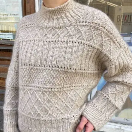 PetiteKnit Ingrid Sweater wzór dziewiarski