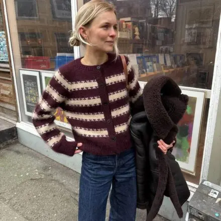 PetiteKnit Key Cardigan wzór dziewiarski