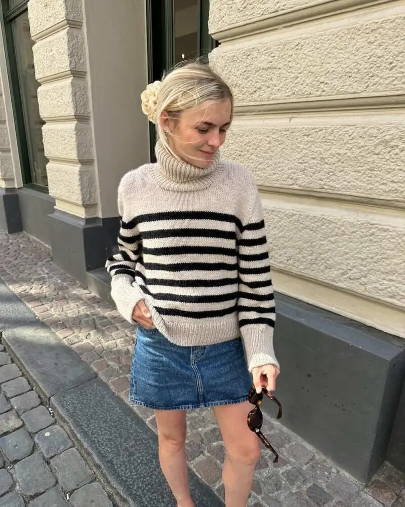 PetiteKnit wzory Lyon Sweater Chunky Edition