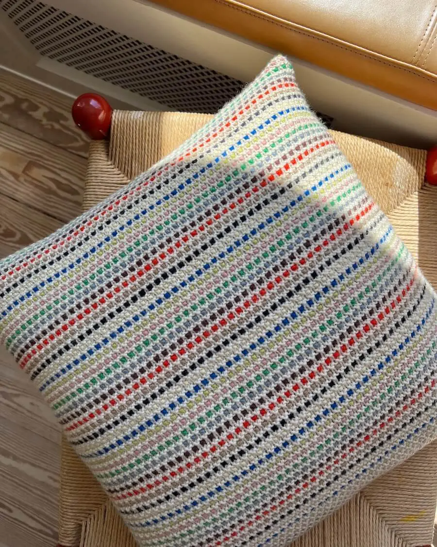 PetiteKnit Marie Pillow wzór dziewiarski