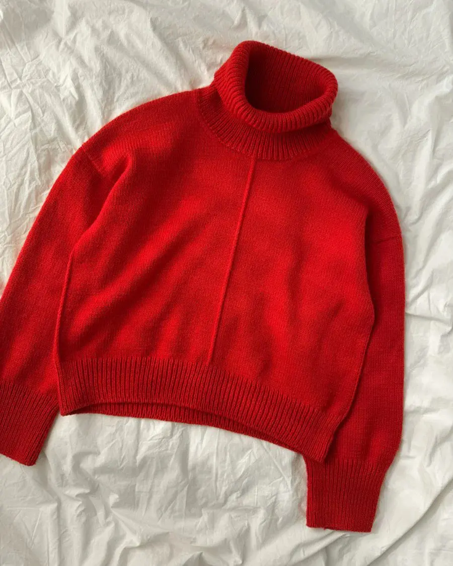 PetiteKnit Scarlet Sweater wzór dziewiarski