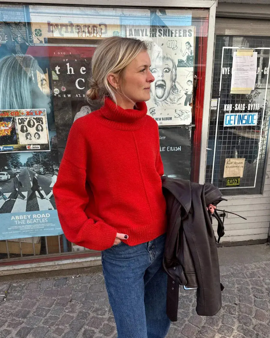 PetiteKnit Scarlet Sweater wzór dziewiarski