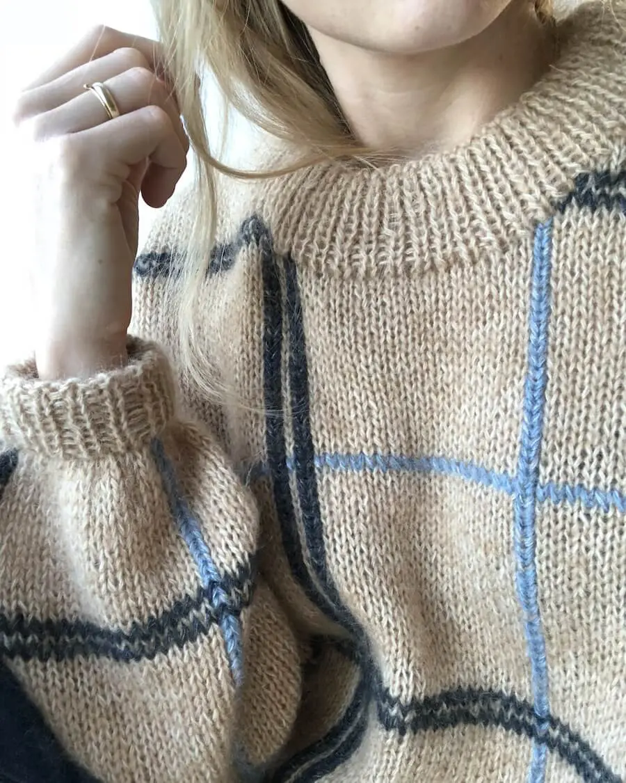PetiteKnit Scotty Sweater wzór dziewiarski