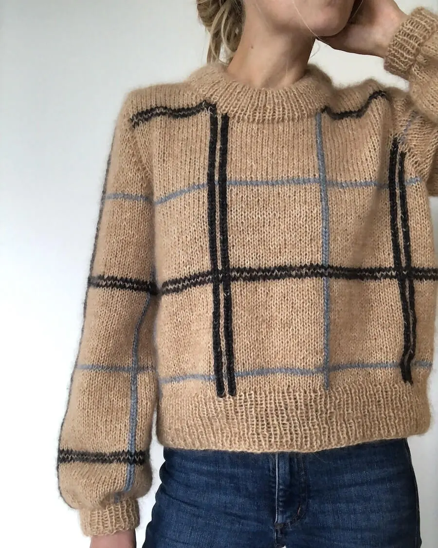 PetiteKnit Scotty Sweater wzór dziewiarski