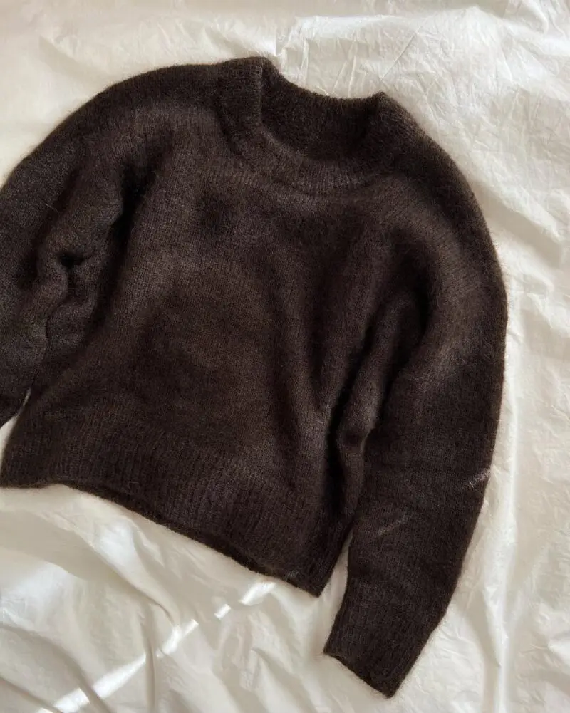 PetiteKnit Stockholm Sweater wzór na druty z polskim tłumaczeniem PetiteKnit po polsku