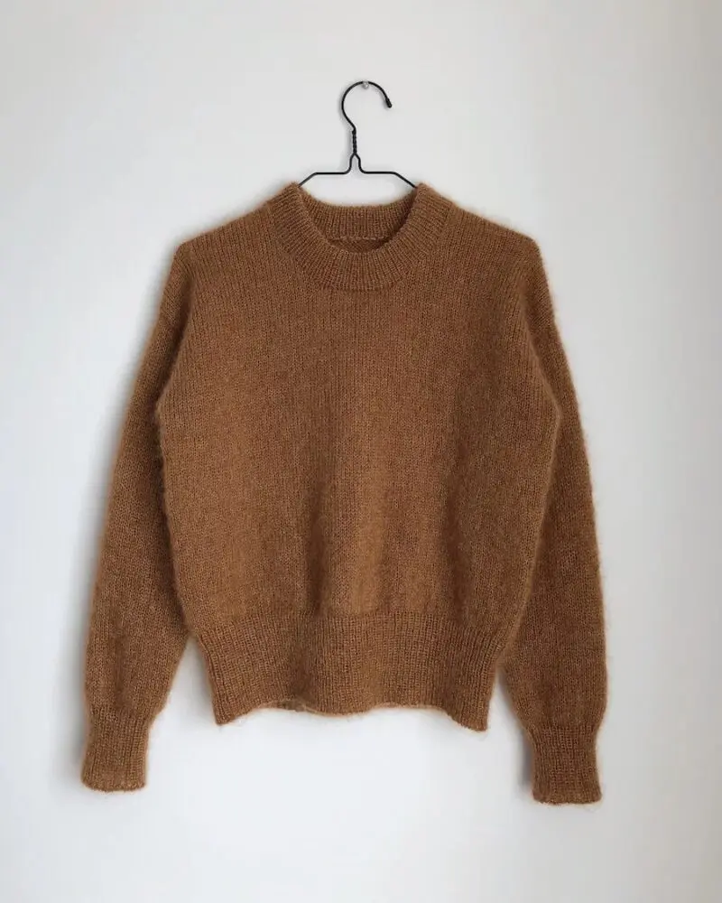 PetiteKnit Stockholm Sweater wzór na druty z polskim tłumaczeniem PetiteKnit po polsku