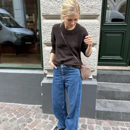 PetiteKnit Stockholm Sweater wzór na druty z polskim tłumaczeniem PetiteKnit po polsku