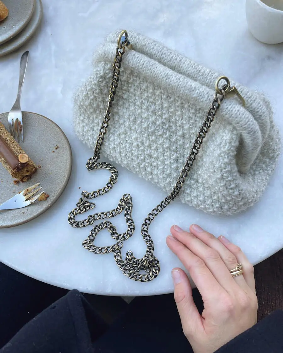 Pasek do torebki metalowy łańcuszek PetiteKnit
