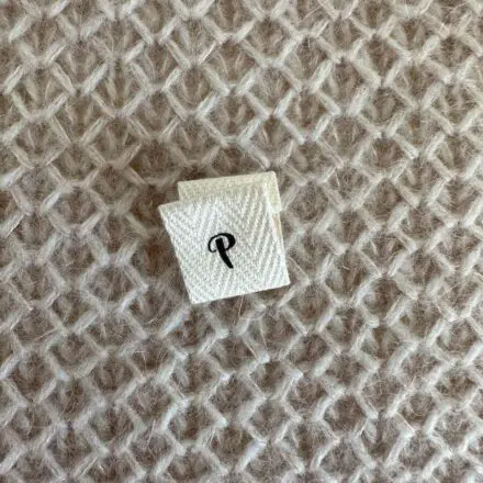Metka PetiteKnit składana "P" L026