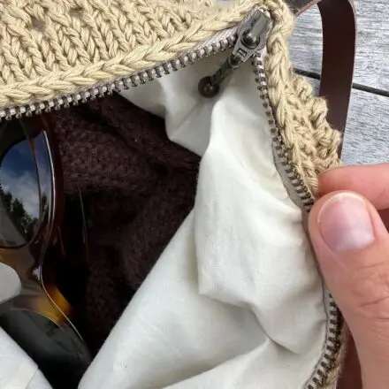 PetiteKnit podszewka do torebki Juno Bag