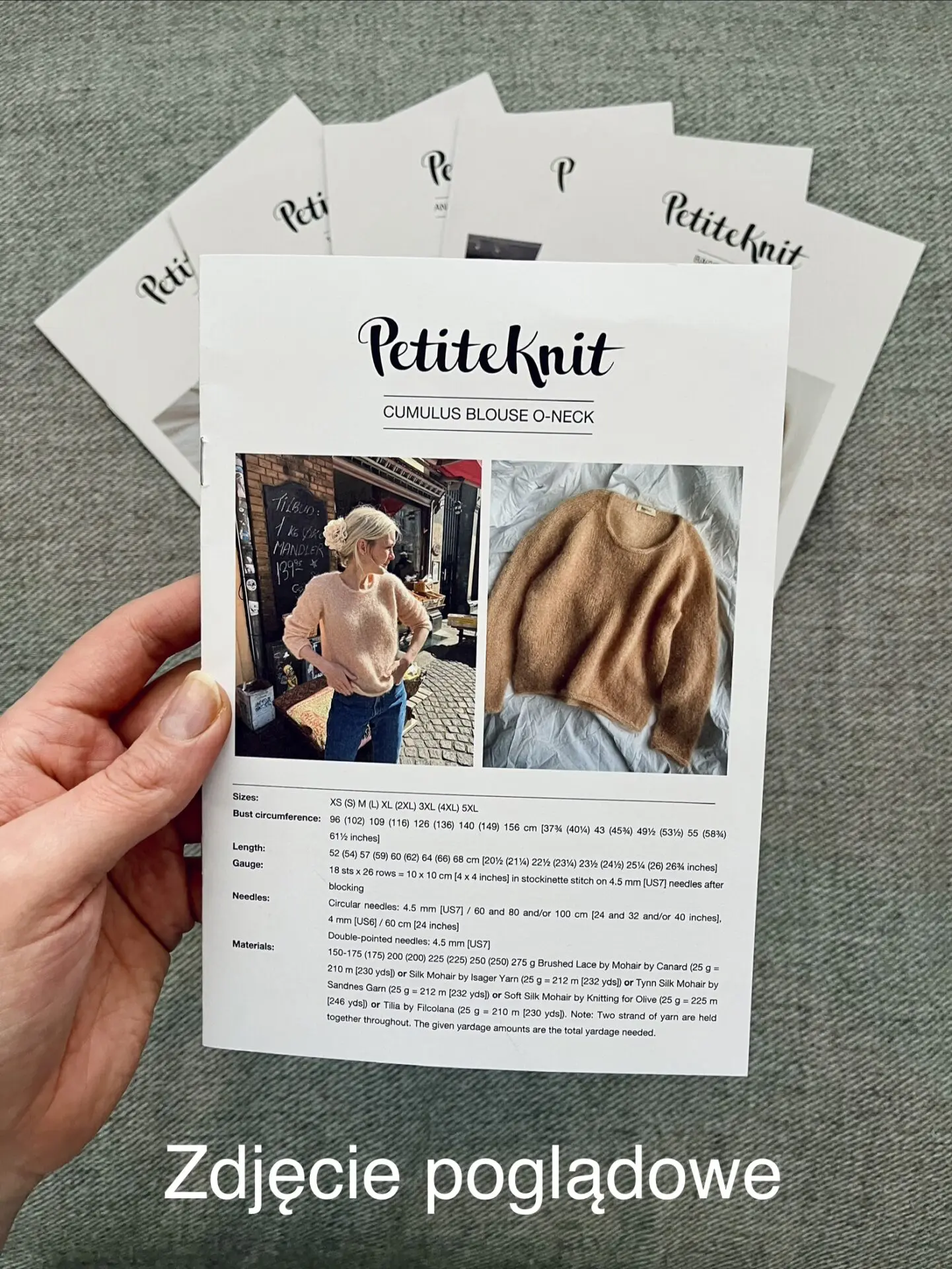 PetiteKnit Cumulus Tee wzór